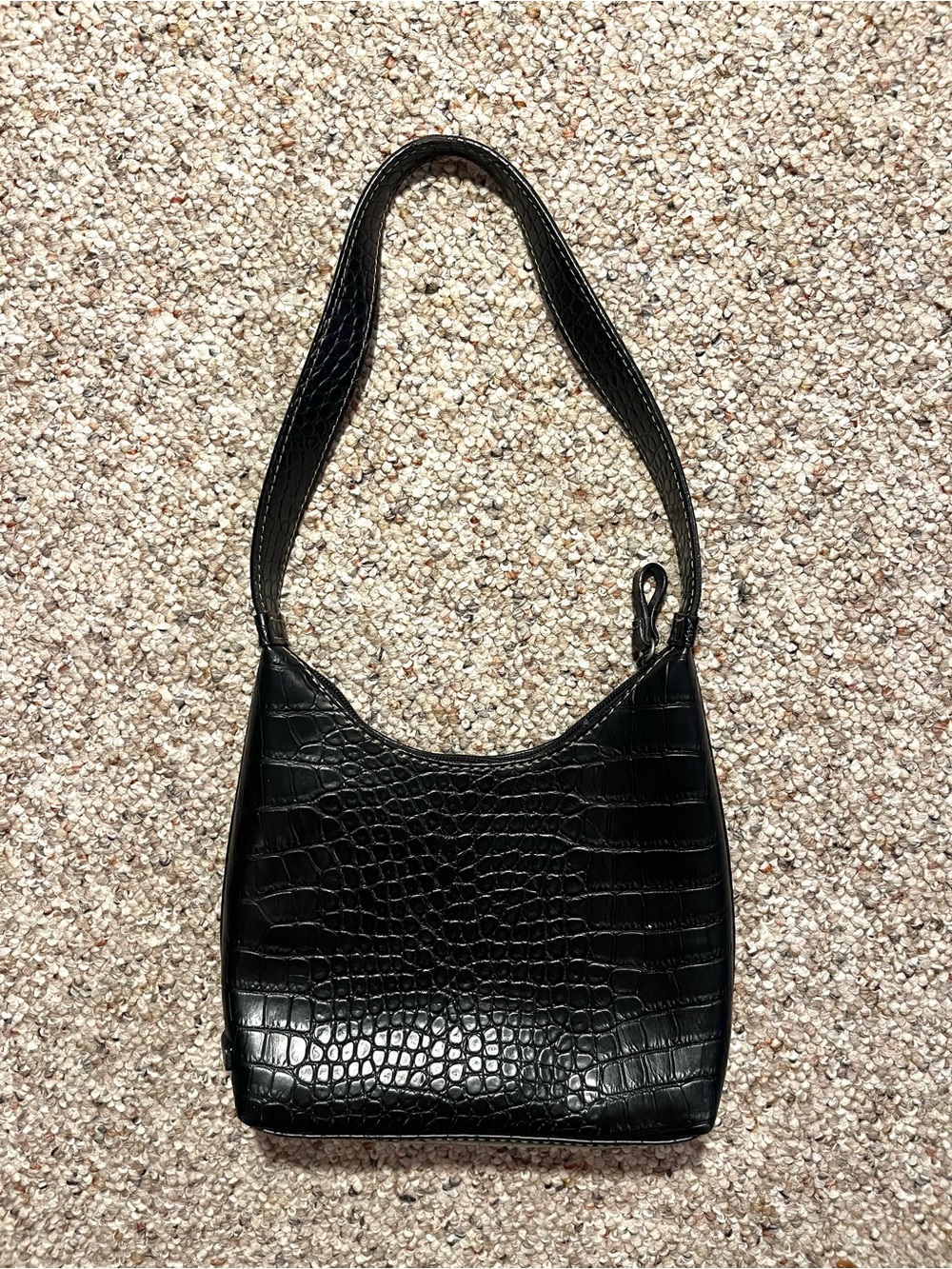 Vintage 90s Nine West black textured purse